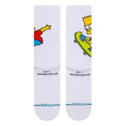 Adult Stance Bart Simpson Crew Socks -Cheap Clothing Store 19010749255 2