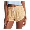 Women's Billabong Road Trippin Crinkle Elastic Waist Linen Shorts -Cheap Clothing Store 19484386789