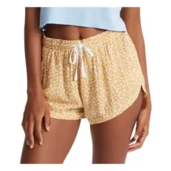 Women's Billabong Road Trippin Crinkle Elastic Waist Linen Shorts