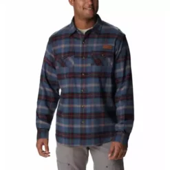 Men's Columbia Roughtail II Stretch Flannel Long Sleeve Shirt