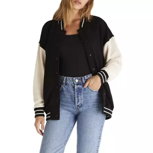 Women's Z Supply Varsity Jacket 2 Women's Z Supply Varsity Jacket