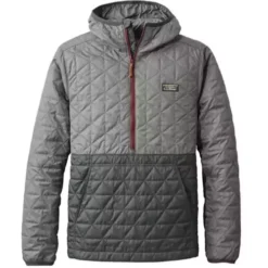 L.L.Bean Men's L.L. Bean Katahdin Insulated Colorblock Pullover Jacket