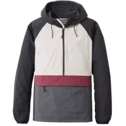 Men's L.L.Bean Venture Stretch Anorak Colorblock Softshell Jacket