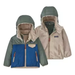 Boys' Patagonia Reversible Tribbles Hooded Jacket