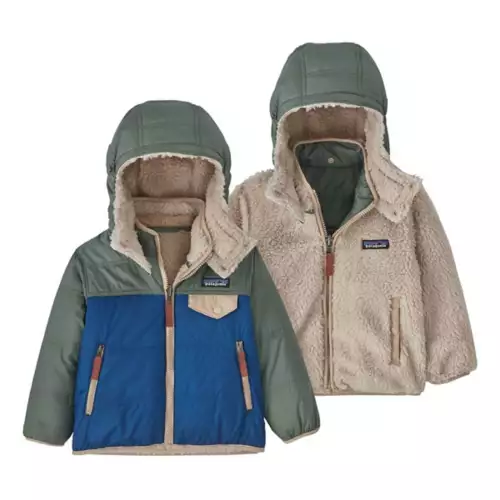Boys' Patagonia Reversible Tribbles Hooded Jacket 3 Boys' Patagonia Reversible Tribbles Hooded Jacket
