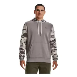 Men's Under Armour Rival Camo Blocked Hoodie -Cheap Clothing Store 19603912226 5