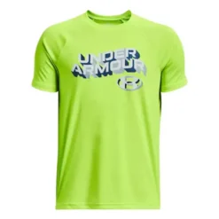 Boys' Under Armour Wordmark Tech Short Sleeve T-Shirt