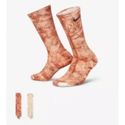 Adult Nike Everyday Plus Tie Dye 2 Pack Crew Socks