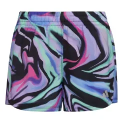 Girls' Adidas AEROREADY All Over Print Pacer Woven Shorts
