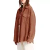 Women's Billabong Anytime Shacket Oversized Button-Through Jacket -Cheap Clothing Store 19632905622