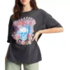 Women's Billabong Cosmic Garden Oversized Graphic Boyfriend T-Shirt -Cheap Clothing Store 19632905728