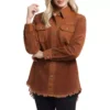 Women's Tribal Combo Frayed Shirt Jacket -Cheap Clothing Store 66562428189