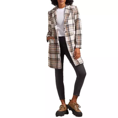 Women's Tribal Duster Plaid Jacket 4 Women's Tribal Duster Plaid Jacket - Image 2