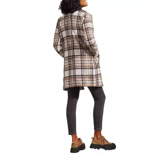 Women's Tribal Duster Plaid Jacket 5 Women's Tribal Duster Plaid Jacket - Image 3
