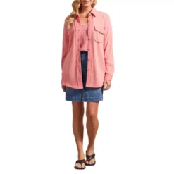 Women's Tribal Patch Pocket Shacket