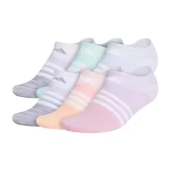 Women's Adidas Superlite Multi 6 Pack Ankle Socks