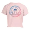 Women's Salt Life Salterrific Cropped Graphic T-Shirt -Cheap Clothing Store 88985640128